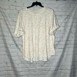 Wonderly Cheetah Print Blouse - Size 3X